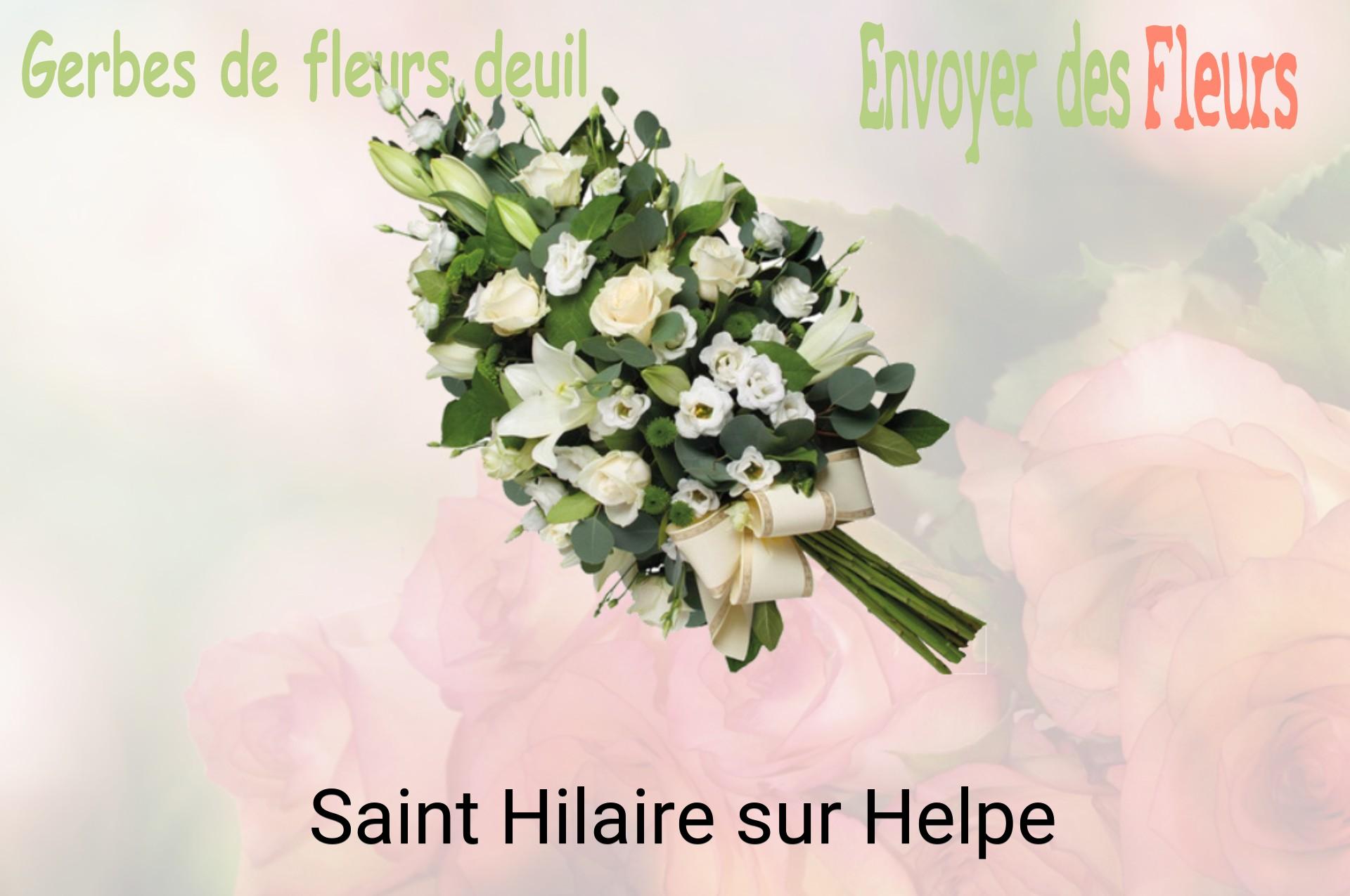 Gerbe de fleurs de deuil livrée à Saint-Hilaire-sur-Helpe
